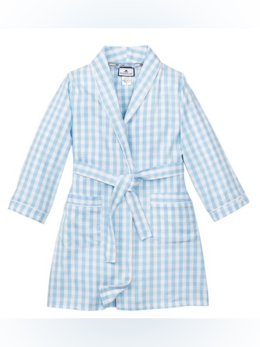 Petite Plume Petite Plume Gingham Robe (Size: 1-2T)